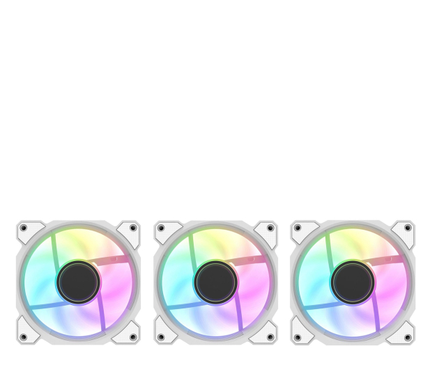 DarkFlash DR08 White Triple Pack 3x120mm - 1339445 - zdjęcie